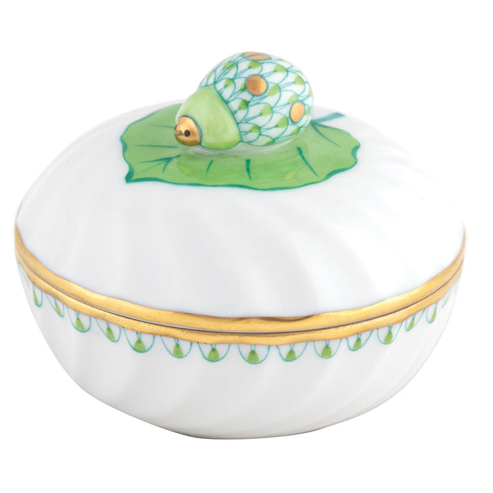 Herend Ladybug Box Figurines Herend Lime Green 