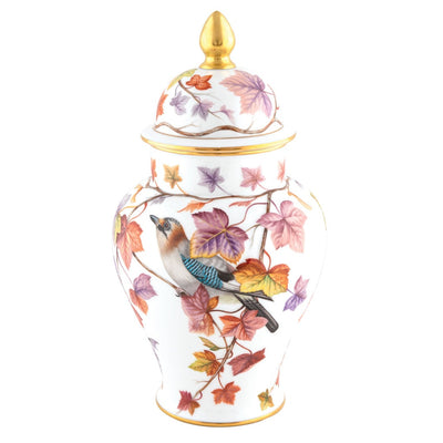 Herend Autumn Leaves Ginger Jar - Limited Edition Figurines Herend 