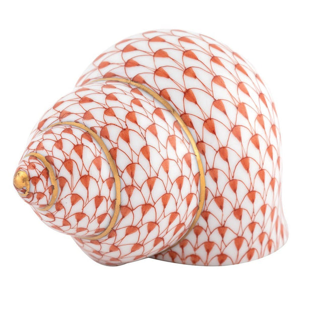 Herend Periwinkle Shell Figurines Herend Rust 