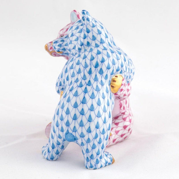 Herend Bear Hug Figurine Figurines Herend 