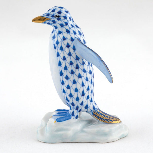 Herend Waddling Penguin Figurine Figurines Herend 