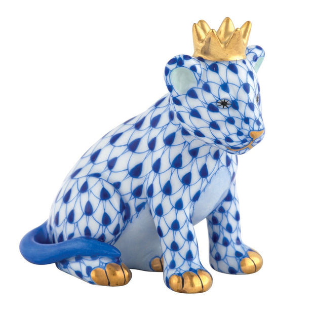 Herend Lion Cub With Crown Figurine Figurines Herend 