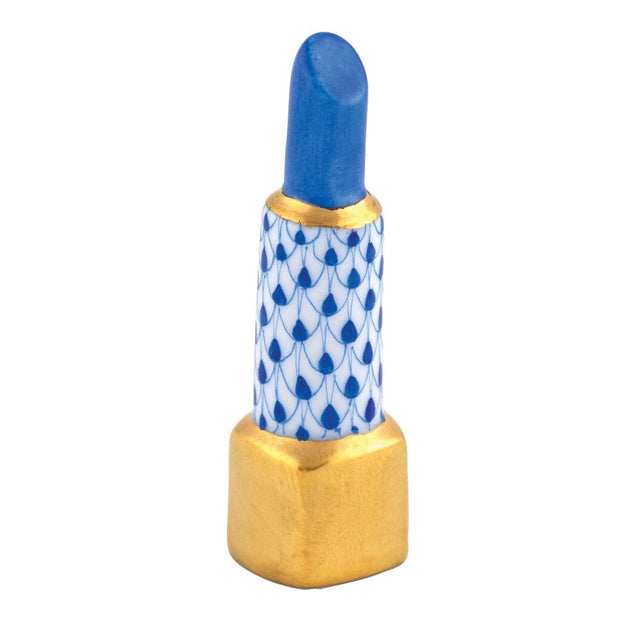 Herend Lipstick Figurine Figurines Herend Sapphire 