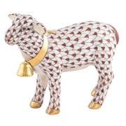Herend Lamb With Bell Figurine Figurines Herend Chocolate 