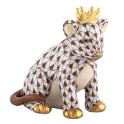 Herend Lion Cub With Crown Figurine Figurines Herend 