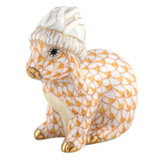 Herend Bunny With Winter Hat Figurine Figurines Herend Butterscotch 