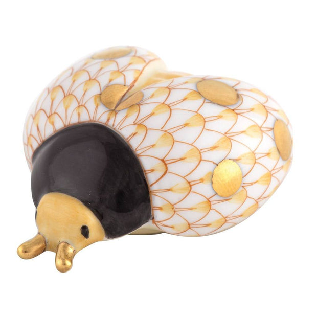 Herend Flying Ladybug Figurine Figurines Herend Butterscotch 