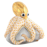 Herend Octopus On Rock Figurine Figurines Herend Butterscotch 