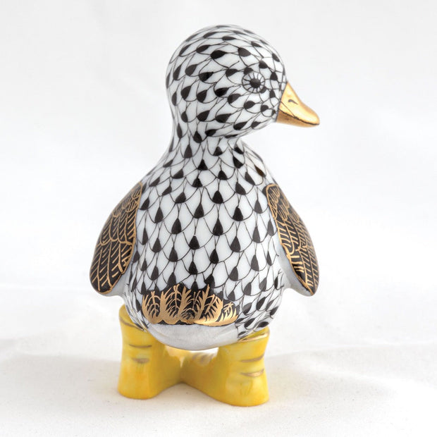 Herend Duckling in Boots Figurine Figurines Herend 