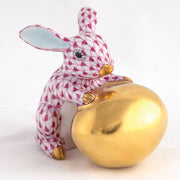 Herend Bunny With Egg Figurine Figurines Herend 