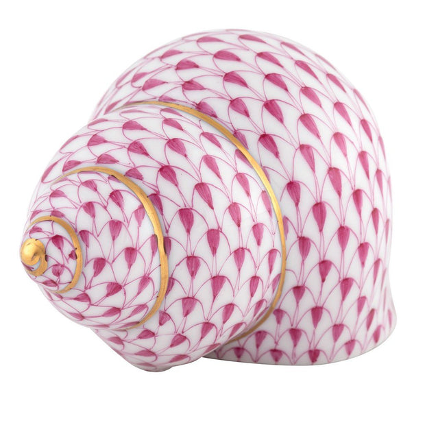 Herend Periwinkle Shell Figurines Herend Raspberry (Pink) 