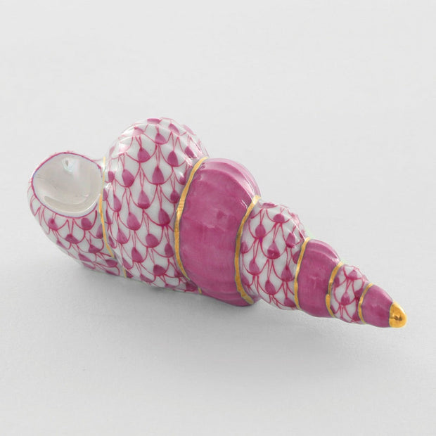 Herend Staircase Shell Figurine Figurines Herend Raspberry (Pink) 