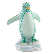 Herend Waddling Penguin Figurine Figurines Herend Green 
