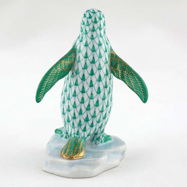 Herend Waddling Penguin Figurine Figurines Herend 