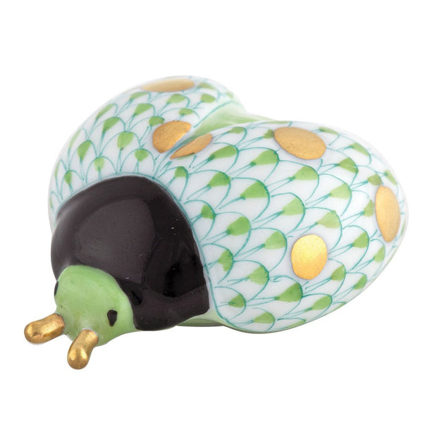 Herend Flying Ladybug Figurine Figurines Herend Lime Green 
