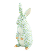 Herend Medium Standing Rabbit Figurine Figurines Herend Lime Green 