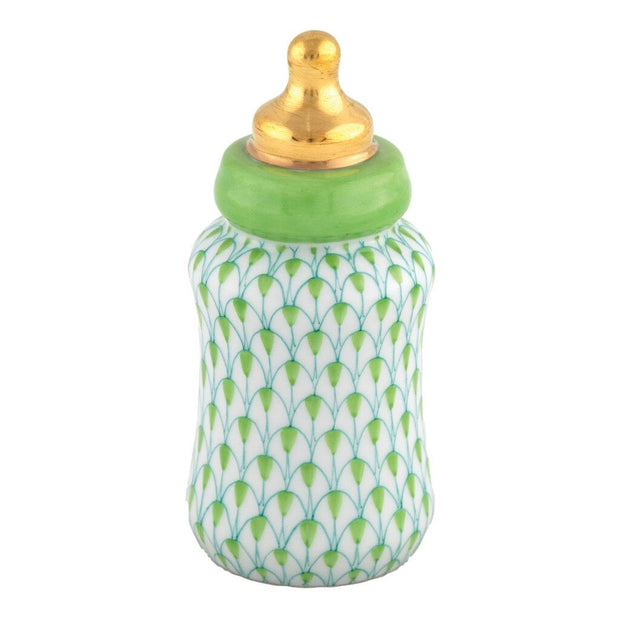 Herend Baby Bottle Figurine Figurines Herend Lime Green 