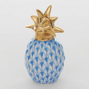 Herend Pineapple Place Card Holder Figurines Herend Blue 