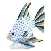 Herend Angel Fish Figurine Figurines Herend Blue 