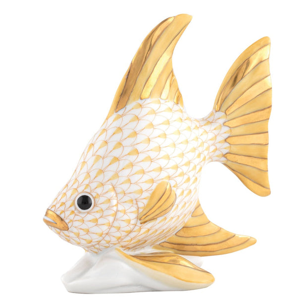 Herend Angel Fish Figurine Figurines Herend Butterscotch 