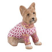 Herend Yorkshire Terrier Figurine Figurines Herend Raspberry (Pink) 