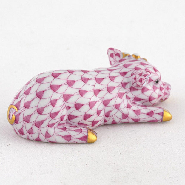 Herend Daisy the Pig Figurine Figurines Herend 