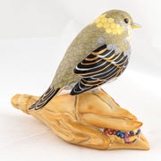 Herend Pine Warbler on Corn Figurine - Limited Edition Figurines Herend 