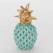 Herend Pineapple Place Card Holder Figurines Herend Green 