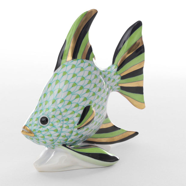 Herend Angel Fish Figurine Figurines Herend Lime Green 