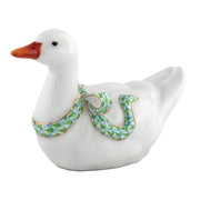 Herend Sitting Duck Figurine Figurines Herend Lime Green 