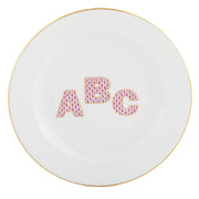 Herend Plate - ABC Figurines Herend Pink 