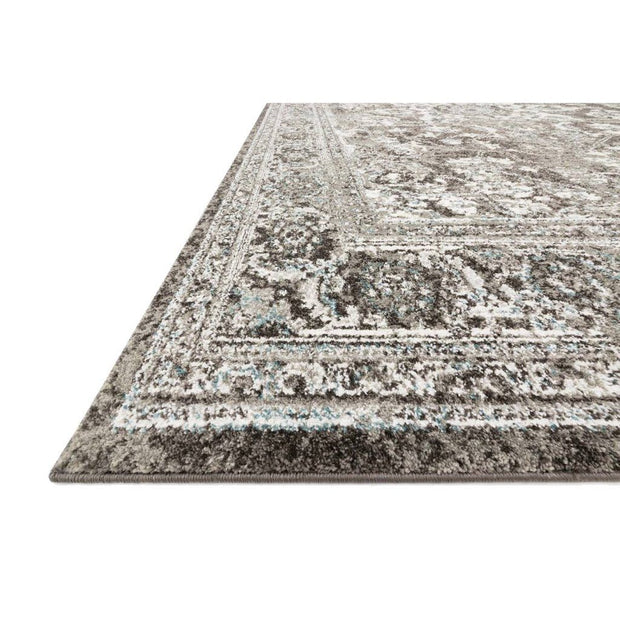 Loloi Joaquin JOA 01 Charcoal / Ivory Area Rug Rugs Loloi 