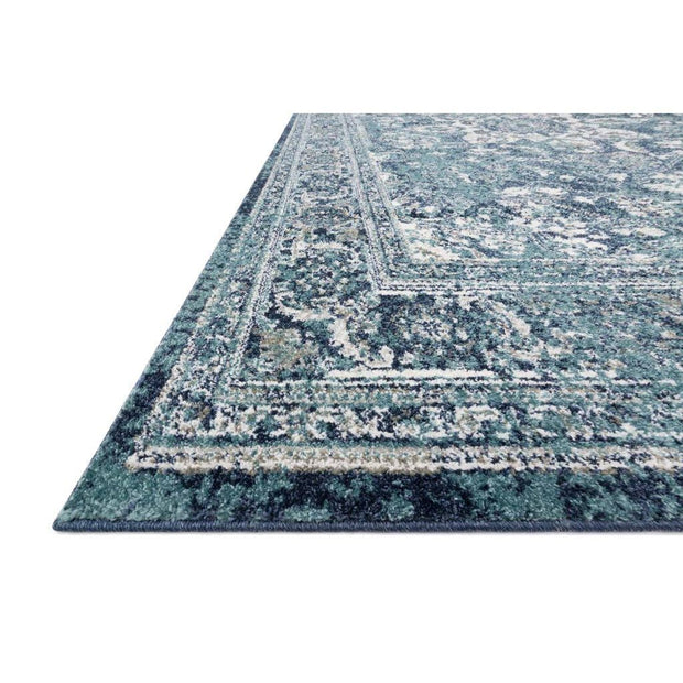 Loloi Joaquin JOA 01 Ocean / Ivory Area Rug Rugs Loloi 