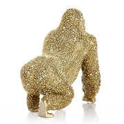 Jay Strongwater Kong Pave Gorilla Figurine Figurines Jay Strongwater 