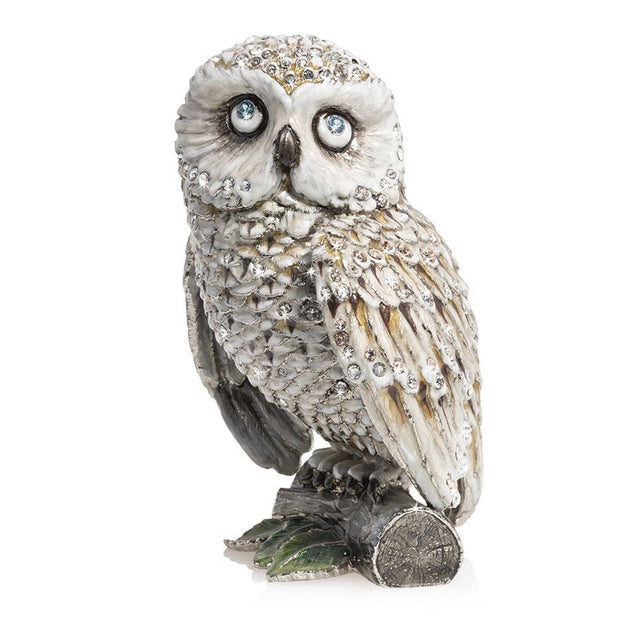 Jay Strongwater Hildy Owl 5" Figurine Figurines Jay Strongwater 