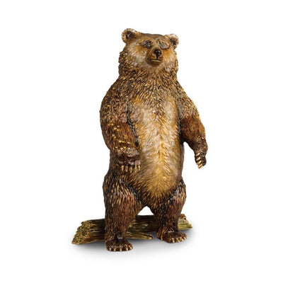 Jay Strongwater Woodrow Bear Figurine Figurines Jay Strongwater 
