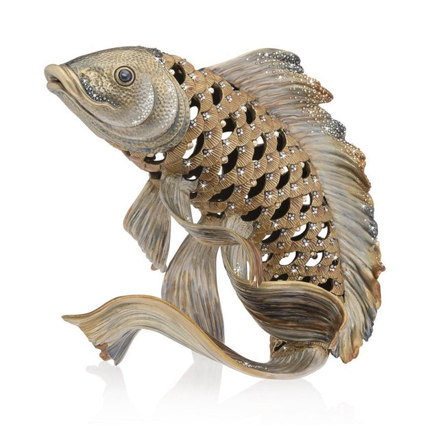 Jay Strongwater Asagi Koi Fish Figurine Figurines Jay Strongwater 