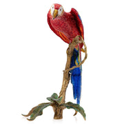 Jay Strongwater Skylar Macaw Figurine Figurines Jay Strongwater 