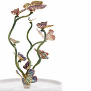 Jay Strongwater Aldora Butterfly Branch Cloche Figurines Jay Strongwater 