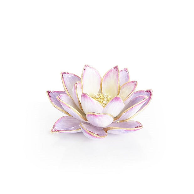 Jay Strongwater Lotus Table Objet Figurines Jay Strongwater 