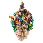 Jay Strongwater 11 Pipers Piping Glass Ornament Christmas Ornaments Jay Strongwater 