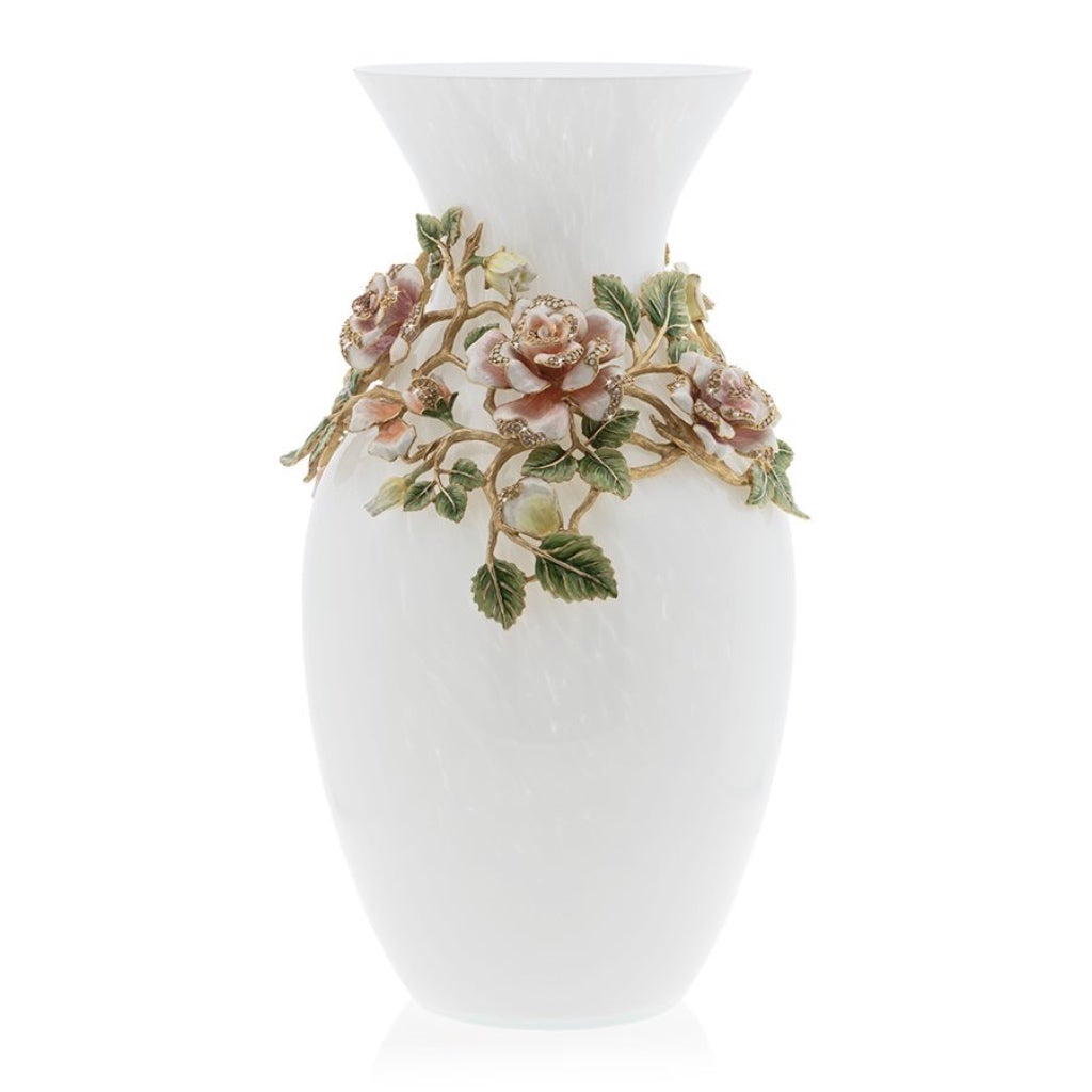 RAIKA V/G - VETRO SOFFIATO AMBRA CON DECORAZIONE COSTE VERTICALI D.15,3CM