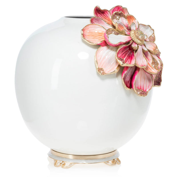 Jay Strongwater Dolly Magnolia Vase Vases Jay Strongwater 