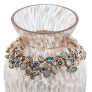 Jay Strongwater Norah Bejeweled Vase - Oceana Vases Jay Strongwater 