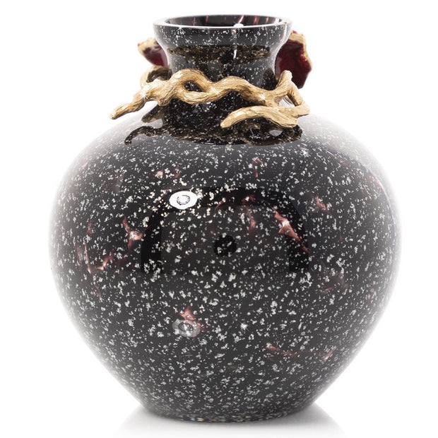 Jay Strongwater Ayla Small Night Bloom Rose Vase Vases Jay Strongwater 