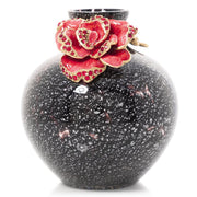 Jay Strongwater Ayla Small Night Bloom Rose Vase Vases Jay Strongwater 
