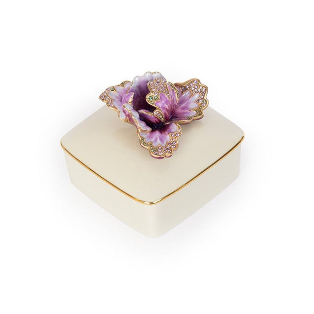 Jay Strongwater Bailey Tulip Porcelain Box Boxes Jay Strongwater 