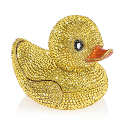 Jay Strongwater Pave Rubber Ducky Box Boxes Jay Strongwater 