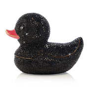 Jay Strongwater Ernie Rubber Ducky Box - Black & Pink Boxes Jay Strongwater 