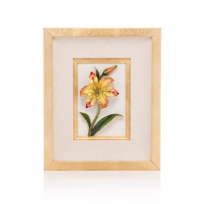 Jay Strongwater Amara Lily Wall Art Wall Art Jay Strongwater 